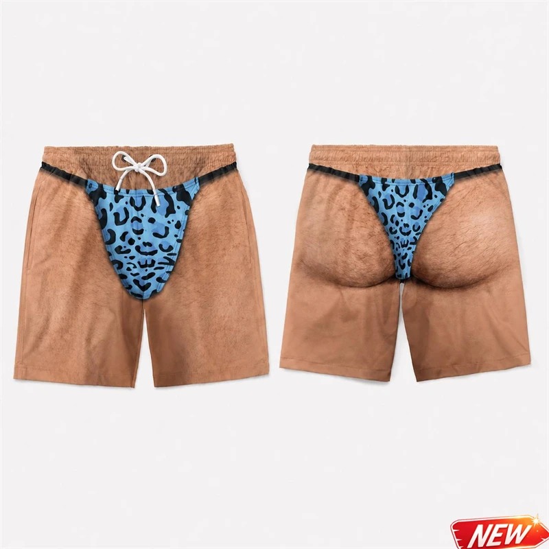 Funny Men 3D Print Leopard Pri - огляд і ціна Trunks Board Surf