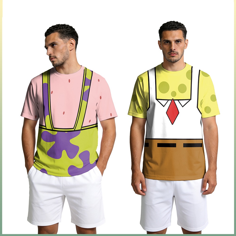 Sponge & Patrick Star Cosplay  - огляд і ціна Tee Graphic Print